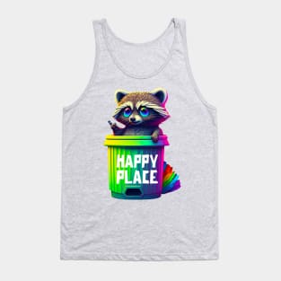 Racoon Happy Place Tank Top